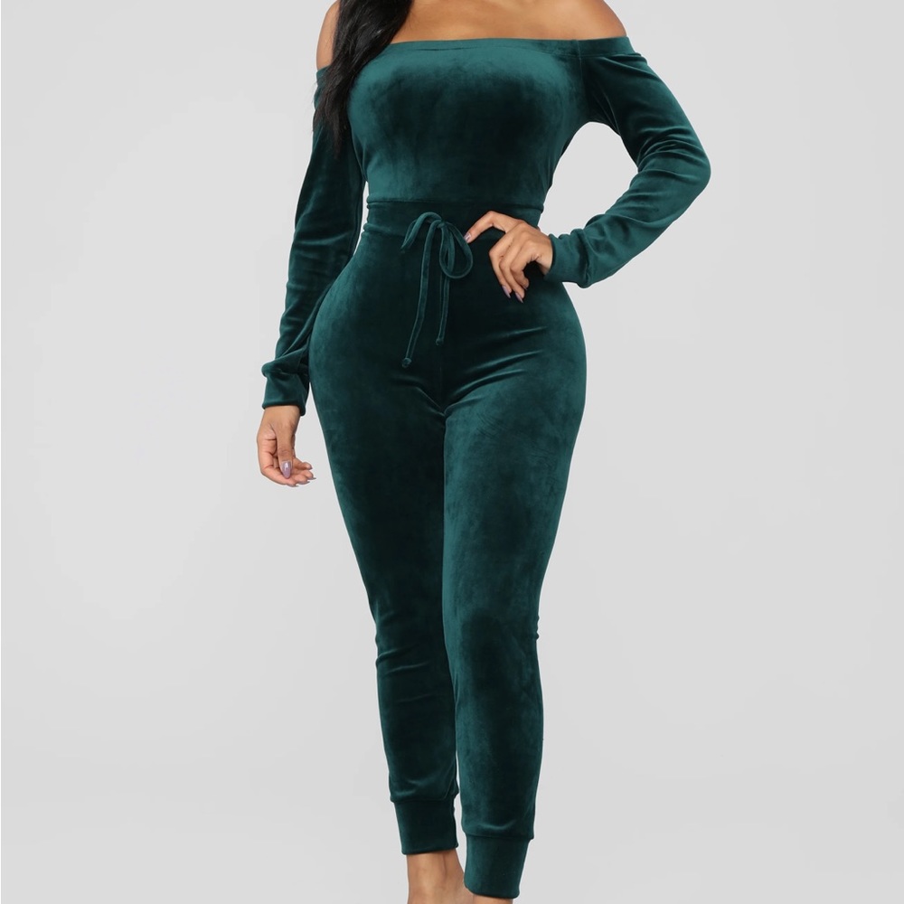 Velour Jumpsuit